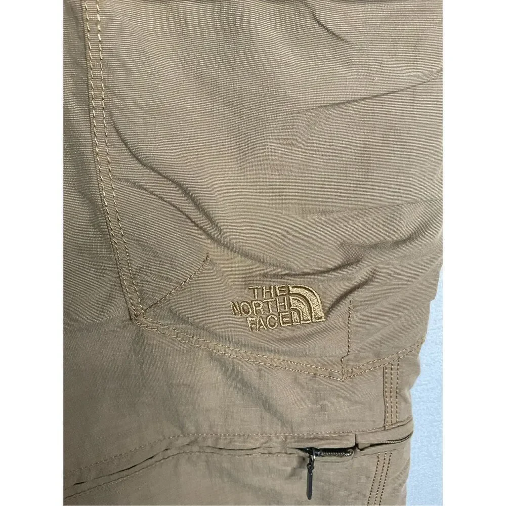 North Face Pants‎ Mens 36 Tan Convertible Cargo Shorts Outdoor Hiking Trail